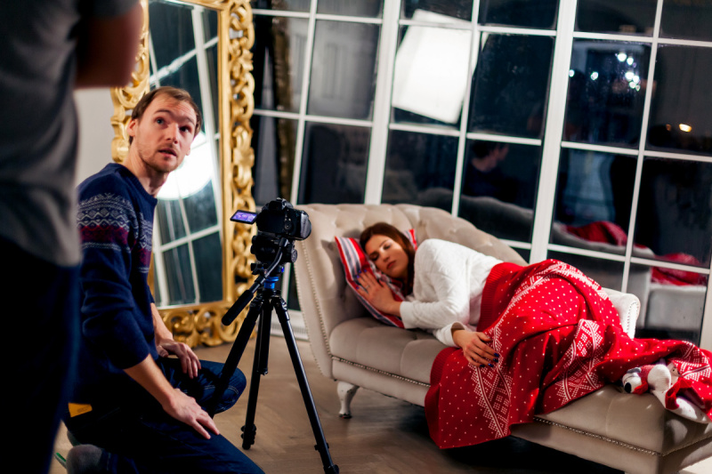 Бэкстейдж съемок новогоднего клипа