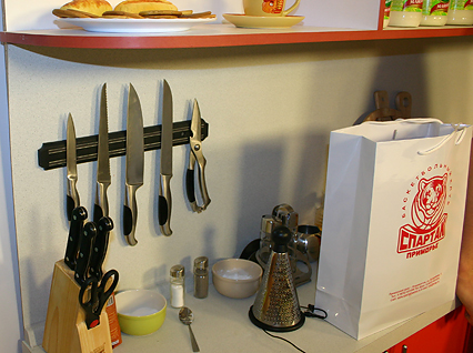 Эдуард Сандлер в программе «Веселого аппетита»